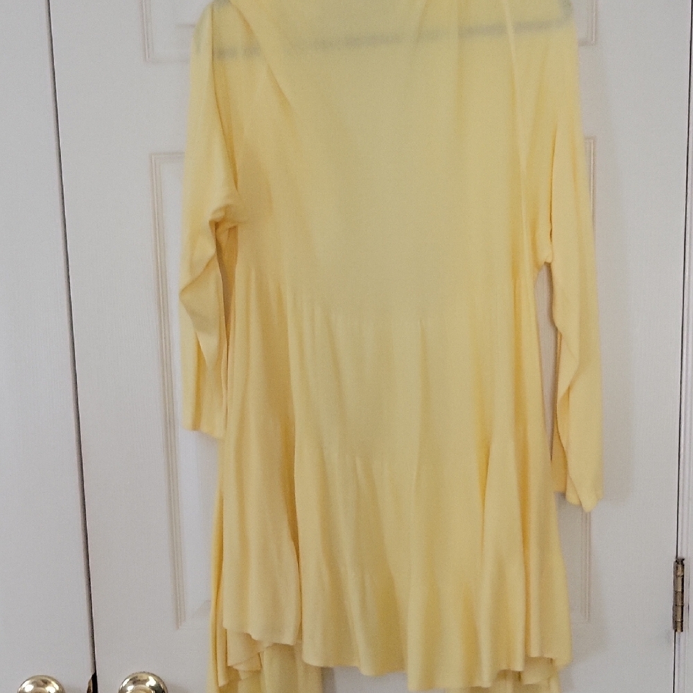Zac & Rachel Yellow and White Ombre Button Down Shirt - Picture 8 of 10